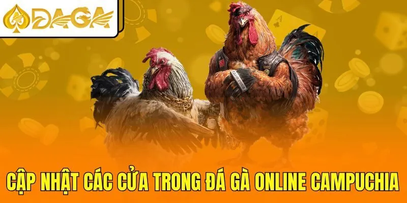 Cập nhật các cửa trong đá gà online Campuchia