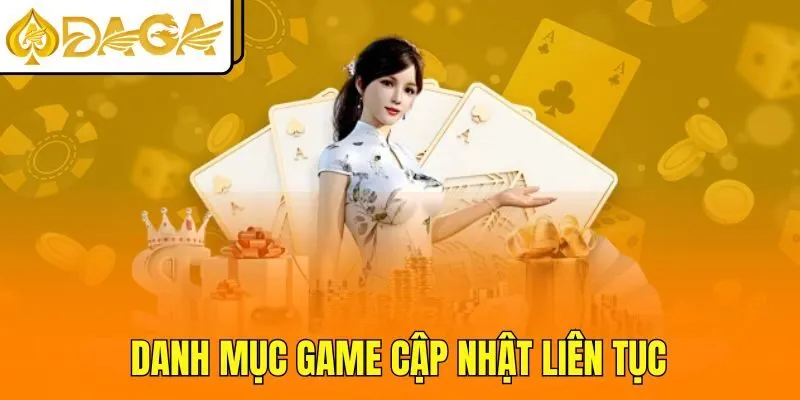 Danh mục game cập nhật liên tục