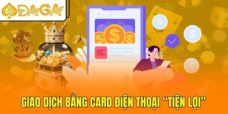 Giao dịch bằng Card điện thoại “tiện lợi”